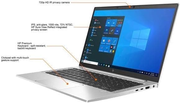 HP EliteBook 840 G8 i7 — HP laptop view 3